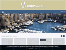 Tablet Screenshot of europagence.mc